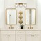 Designers Fountain Teatro 23.75in 3-Light Brushed Gold Modern Indoor Vanity Light with Etched Opal Glass Shades D296C-3B-BG - alternate 2